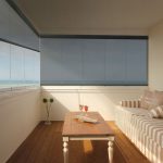 Veneta™ roller shades with solar fabric
